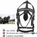 AMKA Driving Bridle for Shetty - Harness Head Frame with Blinkers & Chain Browband | International Shipping - Buy Online on GoSupps.com