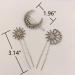 6PCS Metal Hair Forks - Moon & Star Rhinestone Hair Sticks for Women | Hair Accessories for Thin Thick Hair - Buy Online on GoSupps.com