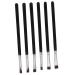 Healeved 6pcs Flat Eyebrow Brush Eyeliner Makeup Tool Cosmetics Brush Eye Brush Eyeshadow Brush Eye Liner Brush Makeup Eyeliner Brush Eye Makeup Brush Make up Brush Flat Brush Makeup