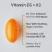 Sports Research Magtein Magnesium L-Threonate Capsules (2000mg 90 Capsules) Vegan Vitamin D3 + K2 w/Organic Coconut Oil (5000iu VIT. D 100mcg Mk7 VIT. K 60 Softgels) and L-Theanine (200mg 60 ct) - Buy Online on GoSupps.com