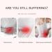Wireless Heating Pillows for Pain Relief | Menstrual Heating Pillows with 3 Heat Levels & 2 Massage Modes | Portable Electric Heat Belt for Cramps - Buy Online on GoSupps.com
