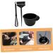 iplusmile Kit Teinture Capillaire 3 Pi ces Bol Pinceau et B tonnet M langeur Noir pour Salon de Coiffure Usage Maison Soin Cheveux Coloration Uniforme - Buy Online on GoSupps.com