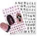 Kalolary 5 Colors Letter Nail Art Stickers 10 Sheets Letter Nail Stickers for Nails Old English Words Alphabet Nail Decals for Women Girls Kids Manicure DIY or Nail Salon - Buy Online on GoSupps.com