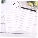 BIUDECO 2 Pairs Natural Brow Stickers Eyebrowsb Eyebrow Makeup Tools Eyebrow Stickers Patch Disposable Miss 21x15cm Black 003 - Buy Online on GoSupps.com