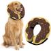 Ducomi Inflatable Dog & Cat Collar - Relaxation & Visibility for Pets - Prevents Scratches & Bites - Brown Donut (Size S) - Buy Online on GoSupps.com