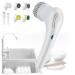 Bathtub Scrubber Electric with 5 Changing Heads Power Brush USB Charging 360 Vibration Cleaning Electric Cleaning Scrubber for Kitchen/Bathroom/Floor/Car/Glass