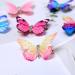 18 Pcs Colorful Butterfly Hair Clips - 90s Glitter Barrettes for Women, Girls, Teens - Small Realistic Hair Accessories - Blue Style - 1.9 x 1.4 Inch - Buy Online on GoSupps.com