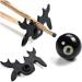 Black Plastic Slip-On Moosehead Bridge Head for Billiard Pool Cue Stick by DGZZI - Buy Online on GoSupps.com