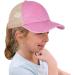 Buy Itoda Girls Baseball Cap - Adjustable Ponytail Mesh Hat for Summer Sun Protection XS-S - Outdoor Beach Essential - Buy Online on GoSupps.com
