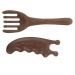 SHERCHPRY 2 pi ces Peigne de Massage Bois de Santal Peigne de Massage Portable pour Visage et Accessoire de Soins Capillaires et Relaxation Quotidienne