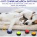 Fivtsme 4-Piece Dog Buzzer with Recording Function | Interactive Pet Training Bell & Sound Buttons for Dogs - Buy Online on GoSupps.com