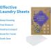 Tozzie Laundry Detergent Sheets - Plant-Based Lavender Scented Quick Dissolving 60 Loads (30 Sheets) - Eco-Friendly Laundry Solutions - Buy Online on GoSupps.com