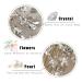 Jakawin Rhinestone Bride Wedding Hair Comb - Crystal Flower Bridal Accessory for Women and Girls - Buy Online on GoSupps.com