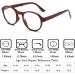 GHARAZ Women's Folding Reading Glasses - Portable Blue Light Filter - Red Color - Size 2.0+ - Enhance Your Reading Experience - Buy Online on GoSupps.com