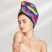 Tie Dye Coral Velvet Dry Hair Cap - Ultimate Hair Protection for Home Travel Pool Parties & Beaches - Buy Online on GoSupps.com