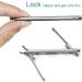 VOGARB Portable Nail Clippers for Thick Nails Ultra Thin Foldable Wide Jaw Opening Cutter with Safety Lock Double Head Curved and Bevel Trimmer for Toenail Fingernail Travel Design (Silver) - Buy Online on GoSupps.com