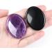 Black Obsidian Thumb Stone - Healing Crystals for Stress Relief Fortune Telling & Reiki | International Shipping - Buy Online on GoSupps.com
