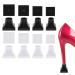 8 Pairs High Heel Protectors 4 Sizes Heel Covers for High Heel Shoes Non-Slip Heel Protectors for Grass Shoe Heel Repair Replacement Tip Caps for Wedding Grass Gravel Outdoor Events