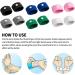 Calidaka 6 Pairs Motion Sickness Bands for Kids & Adults - Anti-Nausea Wristbands for Travel - Nausea Relief in Car, Sea, & Air - Gray, Blue, Green, Black, Pink, White - Buy Online on GoSupps.com