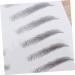 FOMIYES 4 Pcs 3d Eyebrow Stickers Beauty Kit Stickers Waterproof Hair Like Eyebrows 4d Cosmetic Stencil 1 count (Pack of 1) Blackx2pcs - Buy Online on GoSupps.com