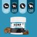 Hemp Dog Calming Treats | Helps with Dog Anxiety Barking Stress Relief Fear Thunderstorm Travel Issues | Natural Dog Calming Product | Hemp Chews Dog Food Anxiety Relief Calming Treats - Buy Online on GoSupps.com