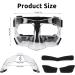 Stfali Nose Protection Mask | Adjustable Facial Guard for Broken Nose | Unisex Football Nose Shield with Padding - Transparent - Buy Online on GoSupps.com