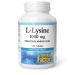 Natural Factors L-Lysine 1000mg 120 tablets Double Strength Formula Reduces the Recurrence Severity and Healing Time of Cold Sores