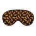 Doodle Pizza Sleep Mask for Women Adjustable Sleeping Eye Shades Cover with Elastic Strap