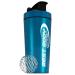 Best Body Nutrition Stainless Steel Protein Shaker with Integrated Sieve and Spiral Ball - Blue 1 Piece (Pack of 1) Blue