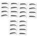 FRCOLOR 96 Pairs 8 Eyeshadow Eyebrow Makeup Tools Eyebrow Stickers Eyebrow Card Suite Conjoined Card - Buy Online on GoSupps.com
