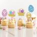 MGPFERD 25 Pcs Easter Cupcake Toppers Easter Egg Theme Party Cake Decoration Dessert Insert - Buy Online on GoSupps.com