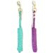 Shop Stylish Leading Knit for Horses - Versatile Leash for Ponies Donkeys & Goats (Turquoise + Purple) - Buy Online on GoSupps.com