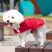 KYEESE Dog Cold Weather Coat - Cozy Padded Sherpa Jacket for Small Dogs - Red - Medium - Buy Online on GoSupps.com