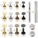 Selizo 480 Sets Leather Rivets Double Cap with 3 Sizes & Tool Kit - Craft Repair Metal Studs in 4 Colors - Buy Online on GoSupps.com