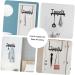 WOONEKY Nail- Coat Hook Wall Hooks for Coats Over Door Towel Rack Cabinet Hanger Towel Hook Black Metal - Buy Online on GoSupps.com