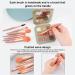 Dajidafu 8 Pieces Portable Makeup Brushes Waterproof Storage Bag Powder Foundation Make Up Kit Brush Cosmetics Supplies White Type 2 White Type 2 - Buy Online on GoSupps.com