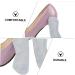 FRCOLOR 4 Pairs Suede Shoe Grips & Heel Pads for Women - Adhesive Inserts for Kitten Heels & Dressy Shoes - Cushion Comfort for Boots - Grey 10.7x3.5cm - Buy Online on GoSupps.com