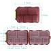 2PCS Travel Pill Organizer Box Portable Pill Case Pill Box Dispenser Small 7-Day Weekly Travel Pill Organizer with 10 Compartments for Different Medicines Vitamin Fish Oil Aspirin Supplements (#1) - Buy Online on GoSupps.com
