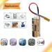 Buy Pack of 4 CR8.LHC 3V 2600mAh 17450 Batteries - Replace Fuji FDK CR8-LHC for Memory Backup & Water Meters - Buy Online on GoSupps.com