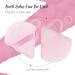 Set of 2 Triangle Makeup Powder Puff - Soft Velour Pads for Loose Powder & Foundation Cosmetics (Pink & Blue) - Buy Online on GoSupps.com