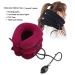 Joundable Cervical Neck Traction Device - Portable Inflatable Uform Stretcher for Spine Alignment & Pain Relief (Red) - International Shipping Available - Buy Online on GoSupps.com