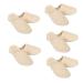 5 pairs of guest shoes set disposable universal size slippers high quality anti -slip hotels lip coral fleece for party guest slipper (b: 5 pairs) (E: 5 pairs yellow) 40/41 EU e 5paars yellow
