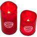 FC Bayern Munich LED Candle Set - Red | Perfect for Fans & Collectors | International Shipping Available - Buy Online on GoSupps.com