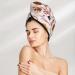 Cute Dog Microfiber Hair Towel | Super Absorbent Coral Velvet Wrap for Women | Quick Dry Cap for Long Curly & Thick Hair - Buy Online on GoSupps.com