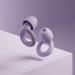 Loop Quiet Earplugs for Sleeping - Soft Reusable Silicone Hearing Protection with 8 Attachments (XS/M/L) - SNR 24DB & NRR 14 - Perfect for Travel & Concentration - Violet - Buy Online on GoSupps.com