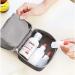Portable Small First Aid Bag - Mini Travel Medicine Pouch with Double Zippers (Gray) - Buy Online on GoSupps.com