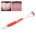 Tongue scraper tongue brush tongue scraper bad breath remove tongue brush oral care cleaning tool for oral care tongue cleaners for adults and children (red)