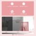 Hansong Vanity Makeup Mirror with Lights Bluetooth 20 LEDs Touch Screen Speaker Rose Gold - Buy Online on GoSupps.com