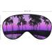 Tropical Night Seashore Sleep Mask - Adjustable Blindfold for Sleeping & Travel - Buy Online on GoSupps.com