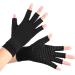 Arthritis Gloves Relief Rheumatoid Pain Carpal Tunnel Computer Typing Compression Gloves Daily Work Hand Joint Pain Relief Black L Black Large